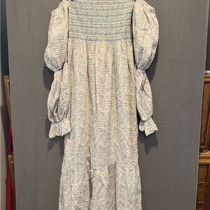 Chic Long Sleeve off the Shoulder Women's Maternity Dress